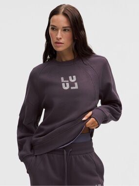 Lululemon Scuba Oversized Hip Length Pullover Jewelled Atmospheric Purple S/M